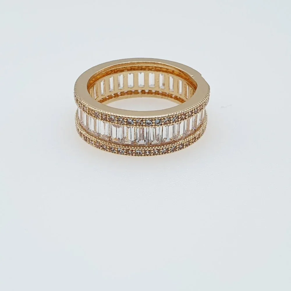 "Gorgeous High Quality Exclusive CZ Wedding Couple Ring, FB16FA1124 - Picture 4 of 4